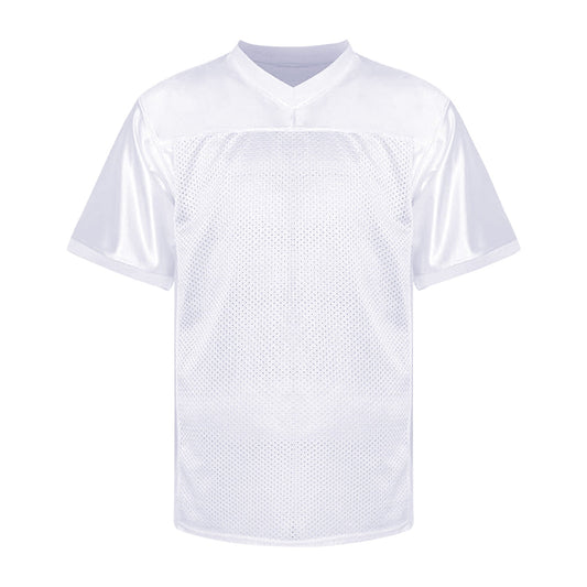 Men’s Casual Sports T-Shirt – Simple Short Sleeve White Top for Everyday Wear