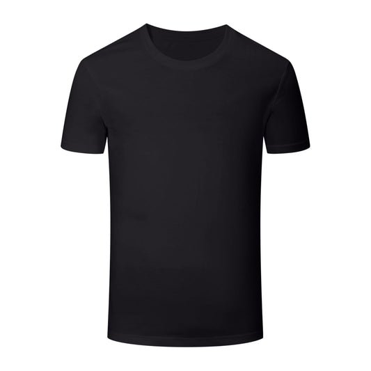 Men’s Performance Black T-Shirt – Short Sleeve Moisture-Wicking Athletic Top