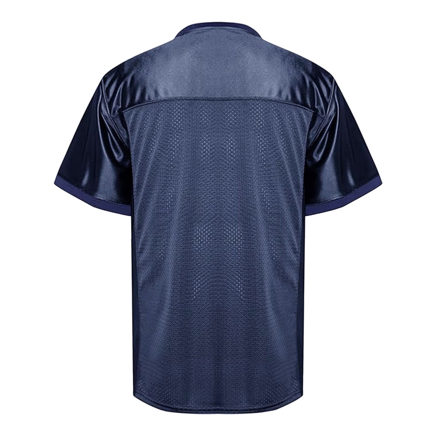 Men’s Casual Sports T-Shirt – Simple Short Sleeve Blue Top for Everyday Wear